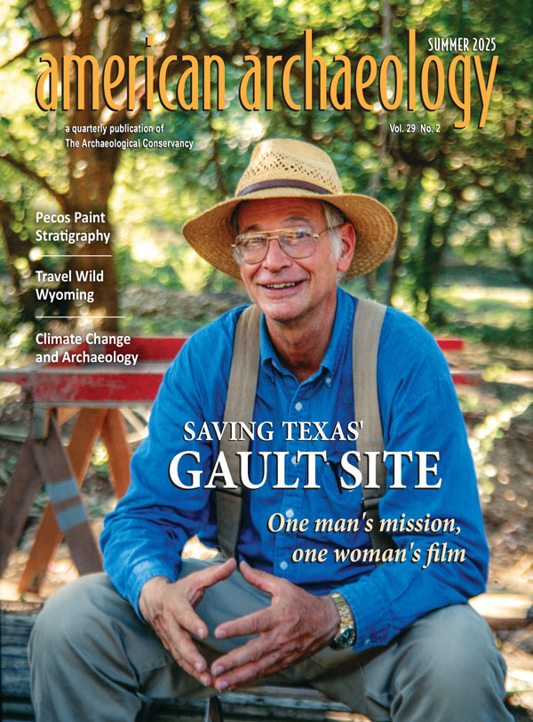 The cover of American Archaeology Magazine Summer 2025