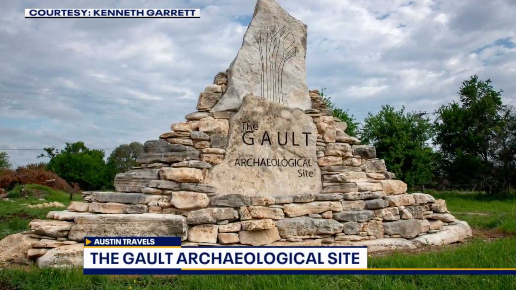 Opening title poster of Austin Travels video